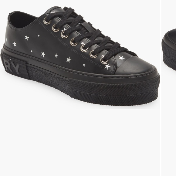 Burberry Jack Star Leather Sneaker - Picture 2 of 5